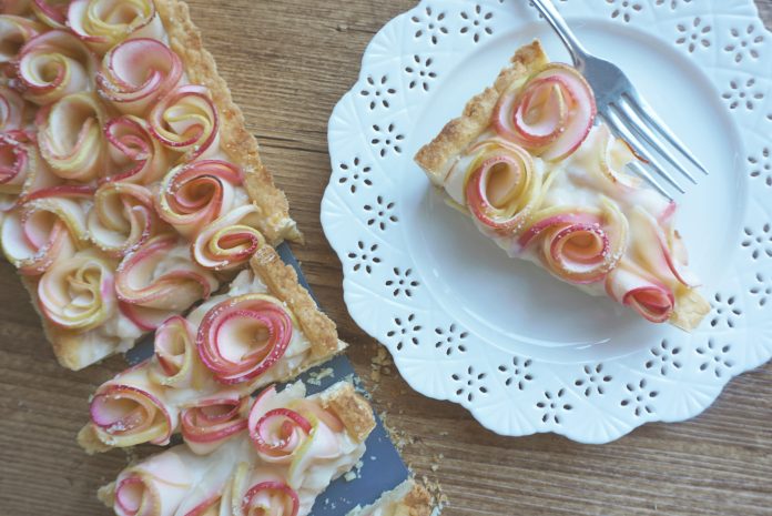 Tarte pommes roses- paysage 1